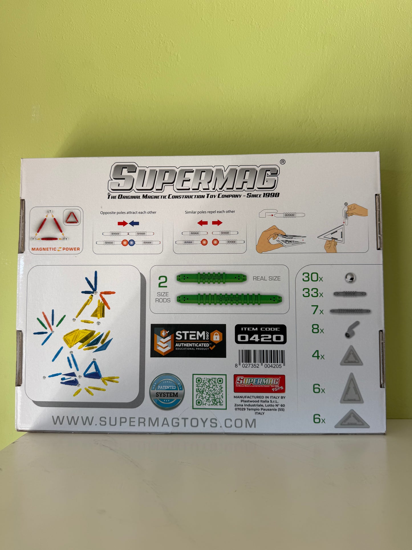 Supermag 94 Piezas Gallina