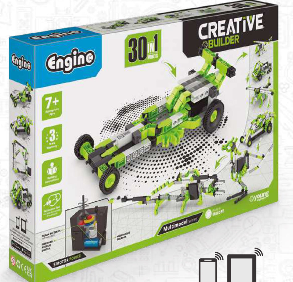 Engino Creative Builder M30 3 en 1.